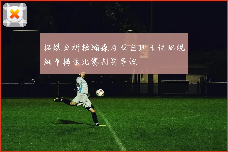 拓媒分析杨瀚森与亚当斯卡位犯规细节揭示比赛判罚争议